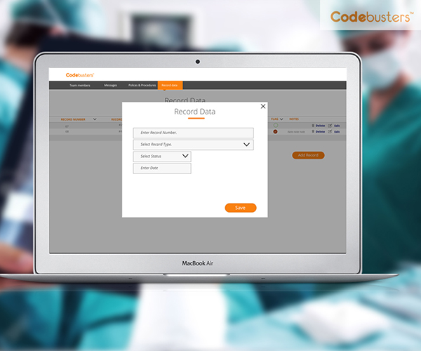 Codebusters is a web application for medical coders and hospitals.